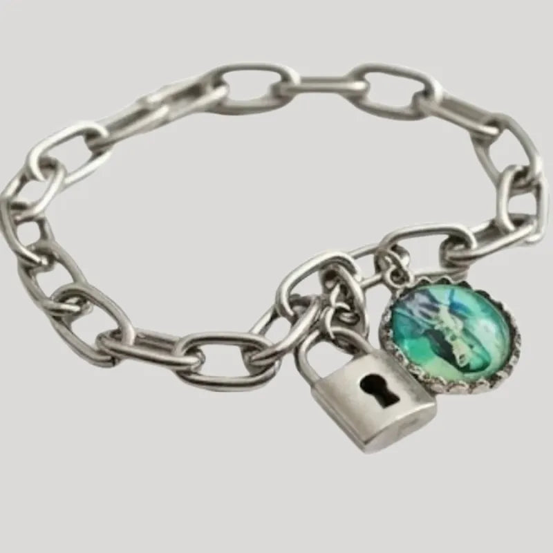 Cadeia de Consagração Nossa Senhora das Dores em Inox | Coração Mariano