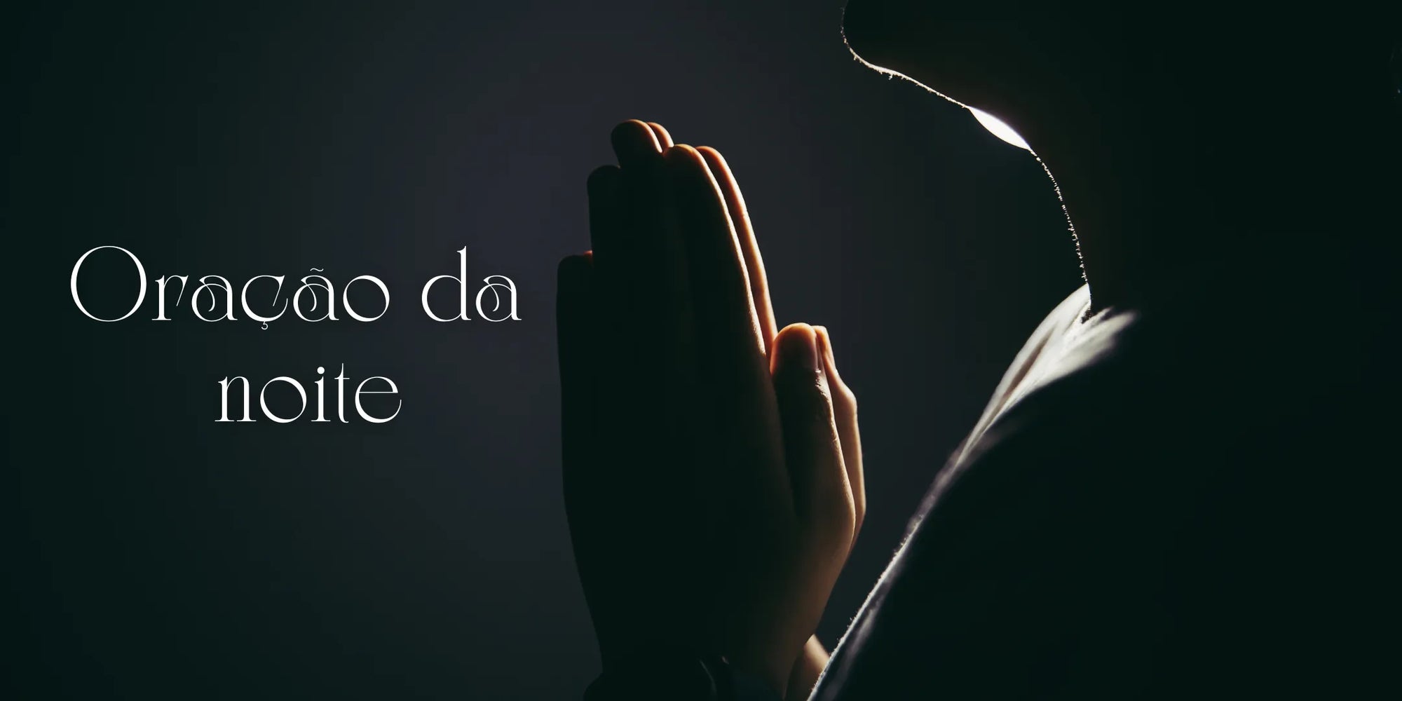 A serenidade da Oração da Noite antes do descanso