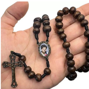 Terço de Madeira Católico Carlo Acutis