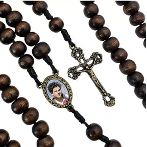 Terço de Madeira Católico Carlo Acutis