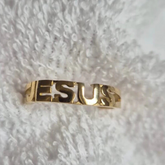ANEL FEMININO JESUS – ESTILO MOEDA ANTIGA
