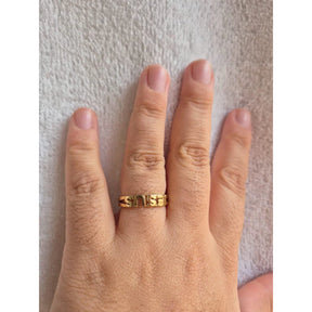 ANEL FEMININO JESUS – ESTILO MOEDA ANTIGA