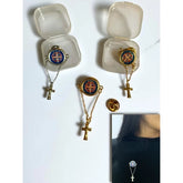 BROCHE CATÓLICO MEDALHA SÃO BENTO