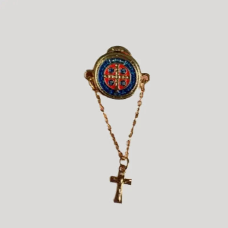 Broche com Medalha de São Bento